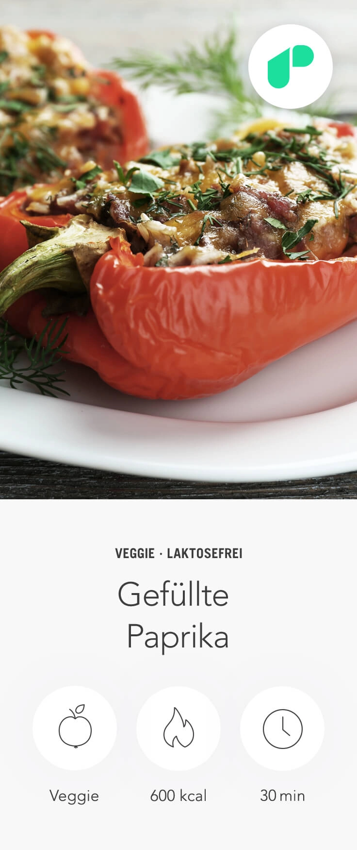 mediterranes Rezept gefüllte Paprika