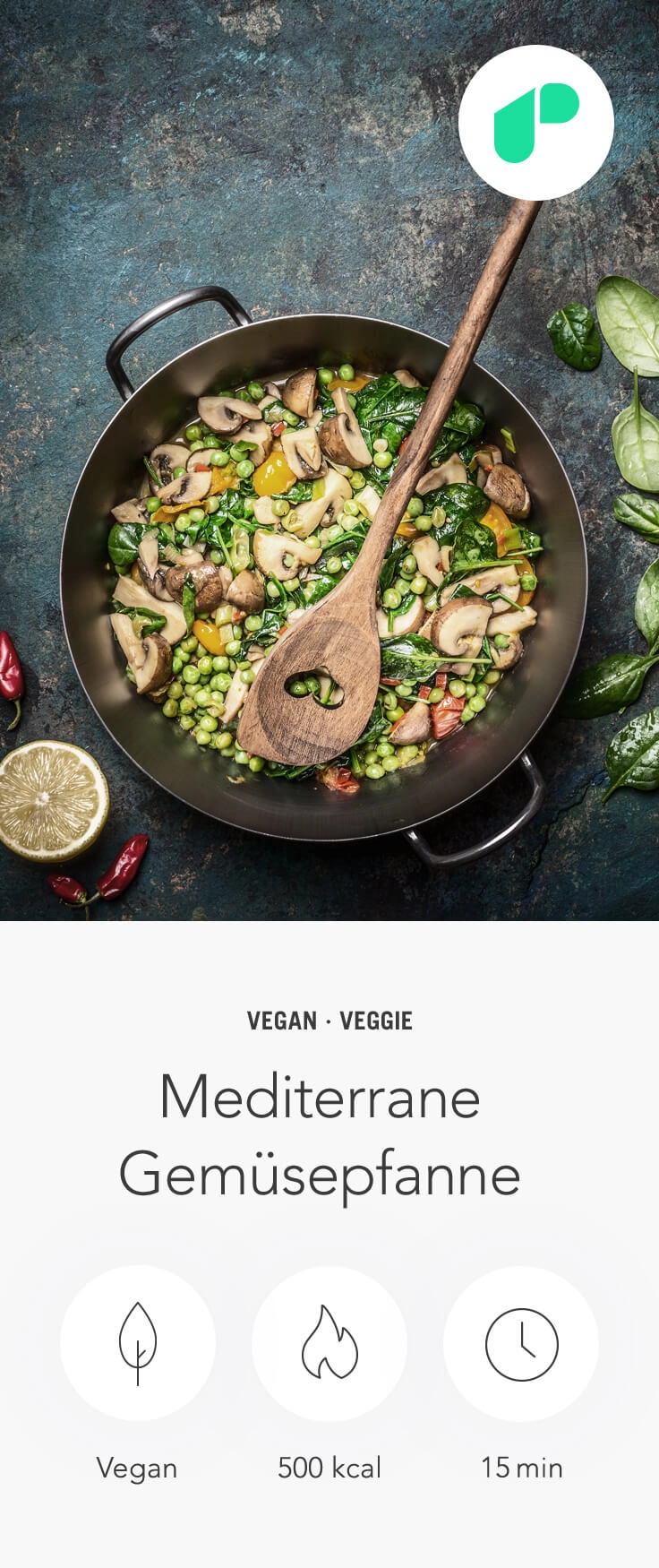 Rezept mediterrane Gemüsepfanne mit Reis