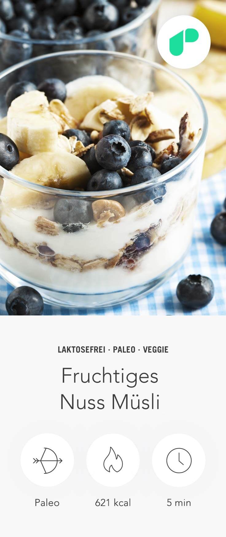Upfit Fruchtiges Nuss Müsli