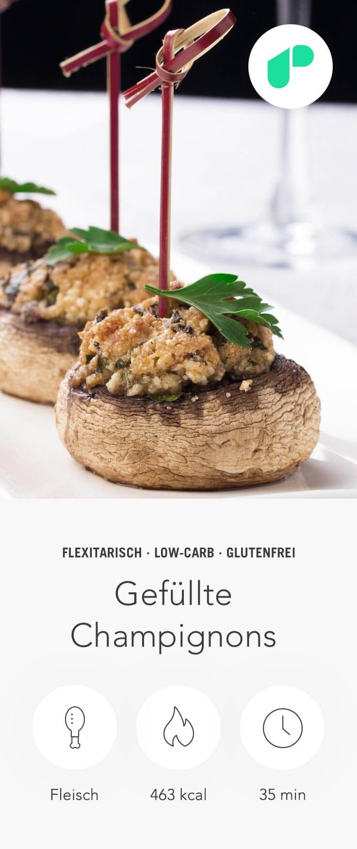 Upfit Gefüllte Champignons