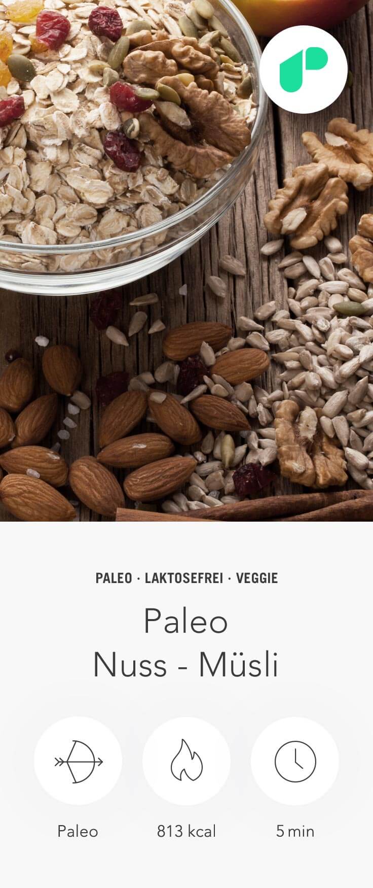 Paleo Nuss Müsli Paleo Nuss Müsli