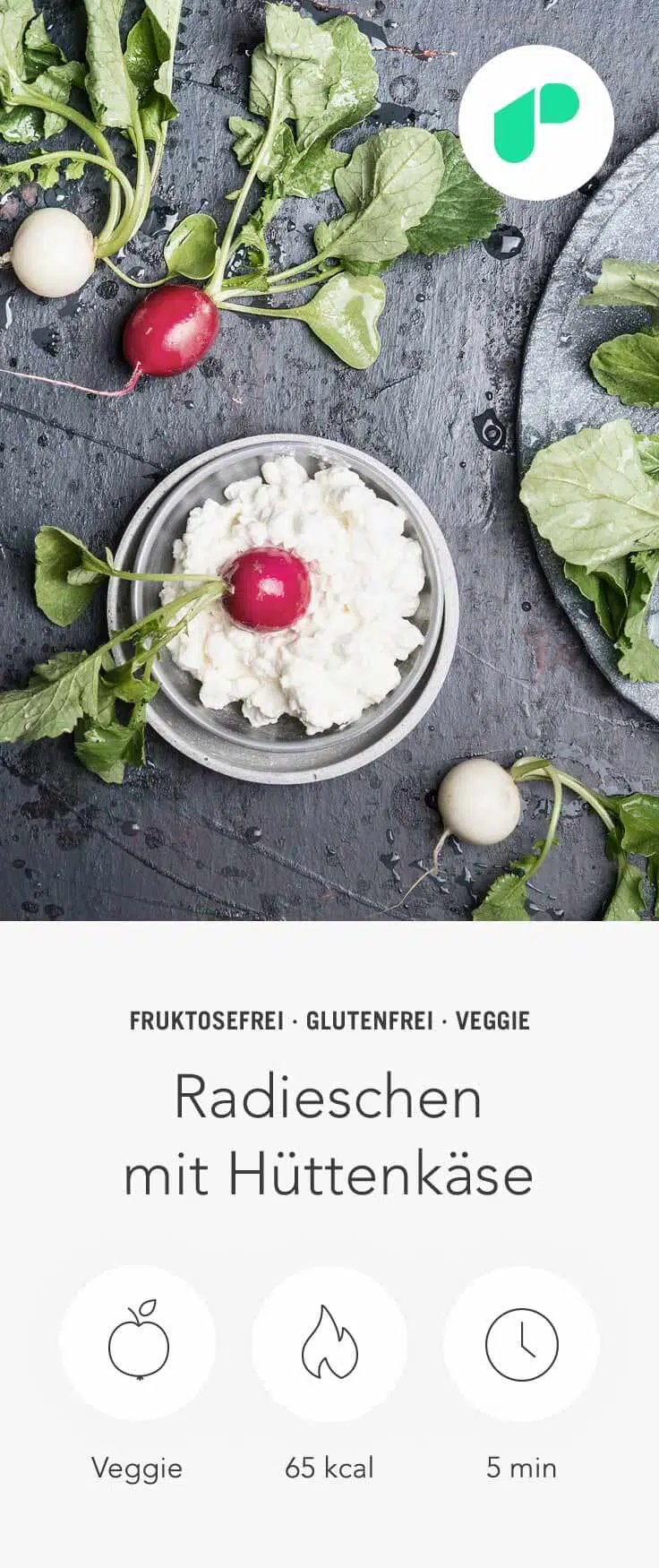 Upfit Radieschen Hüttenkäse