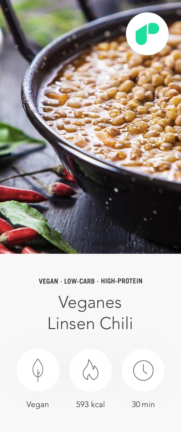 Upfit Veganes Linsen-Chili