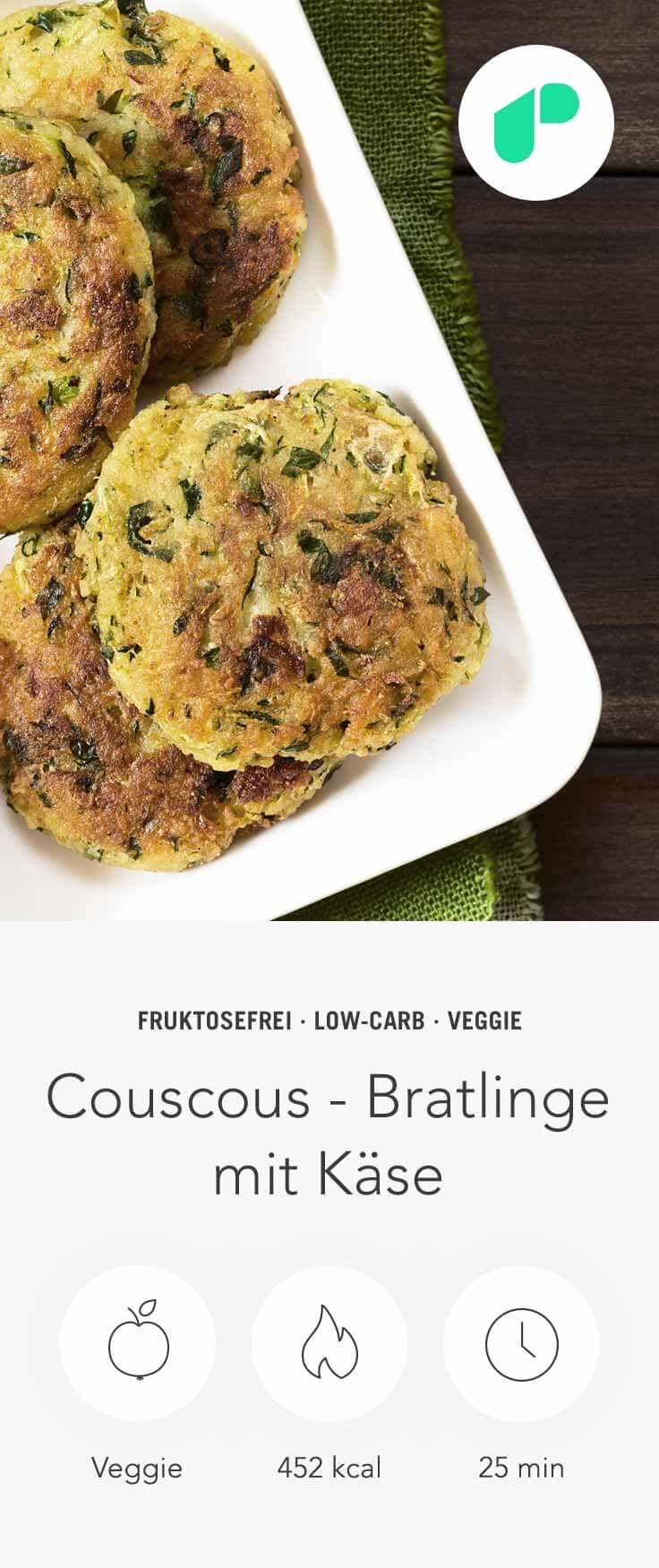 Upfit Couscous Bratlinge Mit Käse