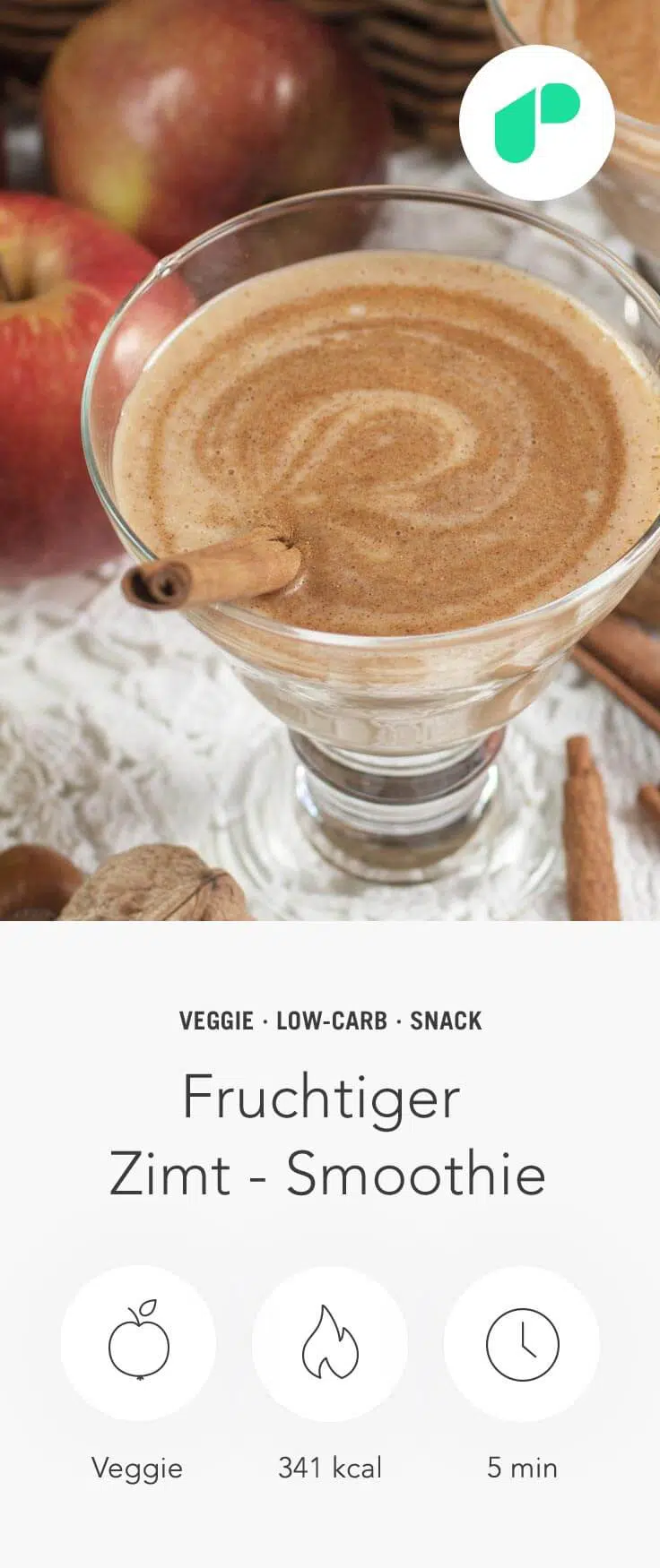 Upfit Fruchtiger Zimt Smoothie