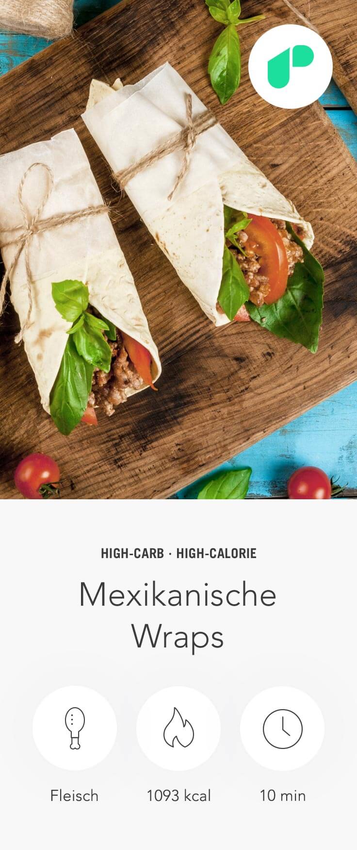 Mexikanische Wraps