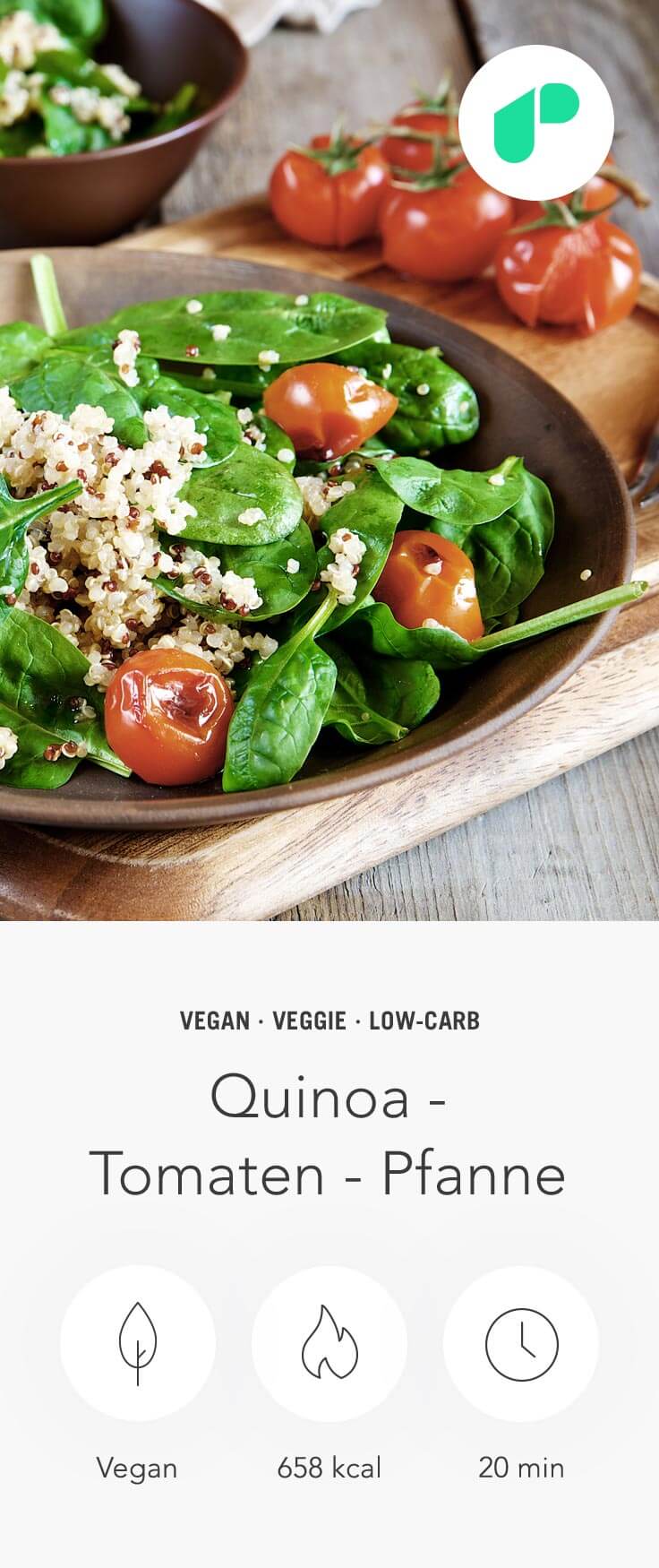 Quinoa Tomaten Pfanne