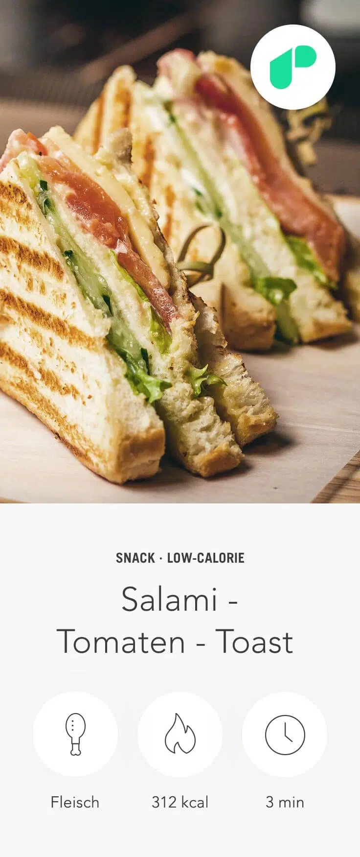 Salami Tomaten Toast