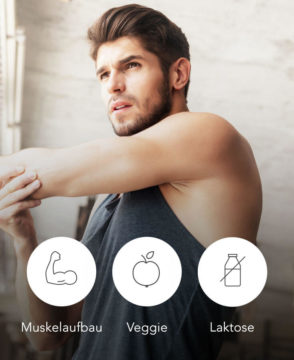 Vegetarischer Ernährungsplan zum Muskelaufbau für Männer mit Laktoseintoleranz