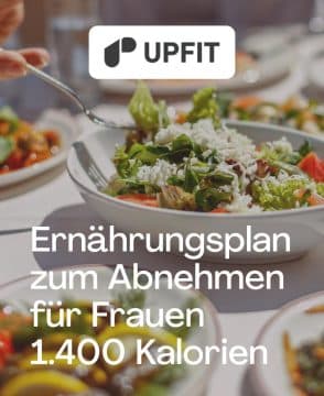 Kostenloser Ernährungsplan zum Abnehmen für Frauen (ca. 1400 Kalorien)