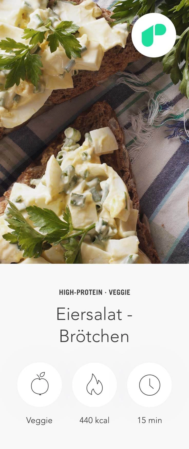 Upfit Eiersalat Brötchen