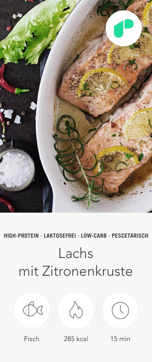 Upfit Lachs Mit Zitronenkruste Rezept