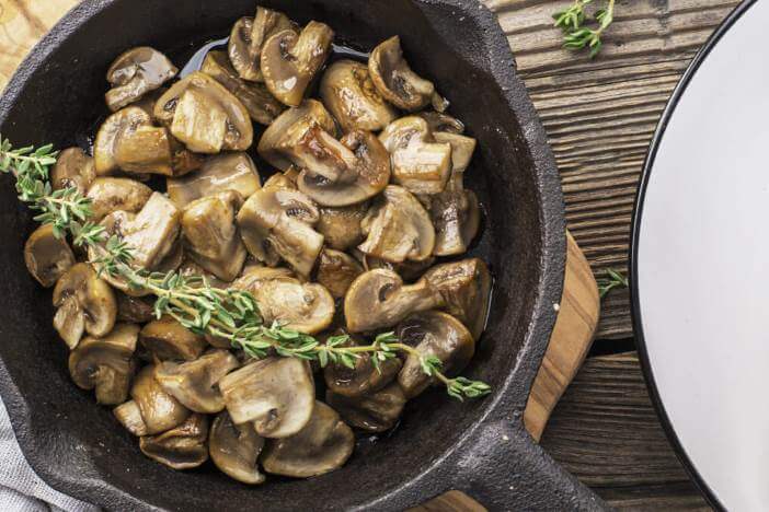 Upfit Pilzpfanne Feta Rezept