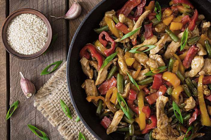 Upfit Stir-Fry-Chicken Rezept