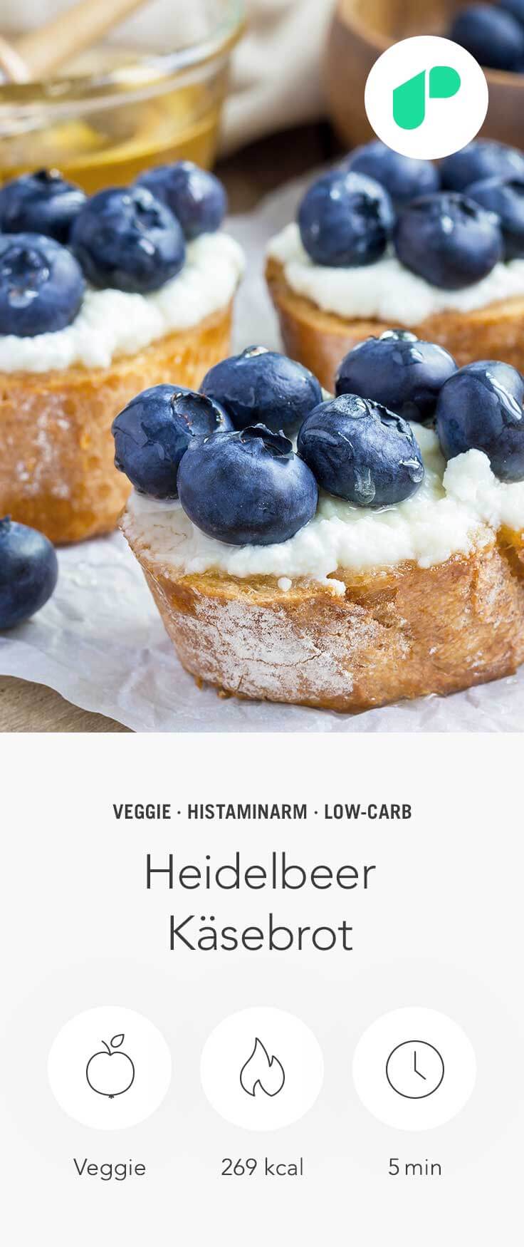 Upfit Heidelbeer Käsebrot Upfit Heidelbeer Käsebrot