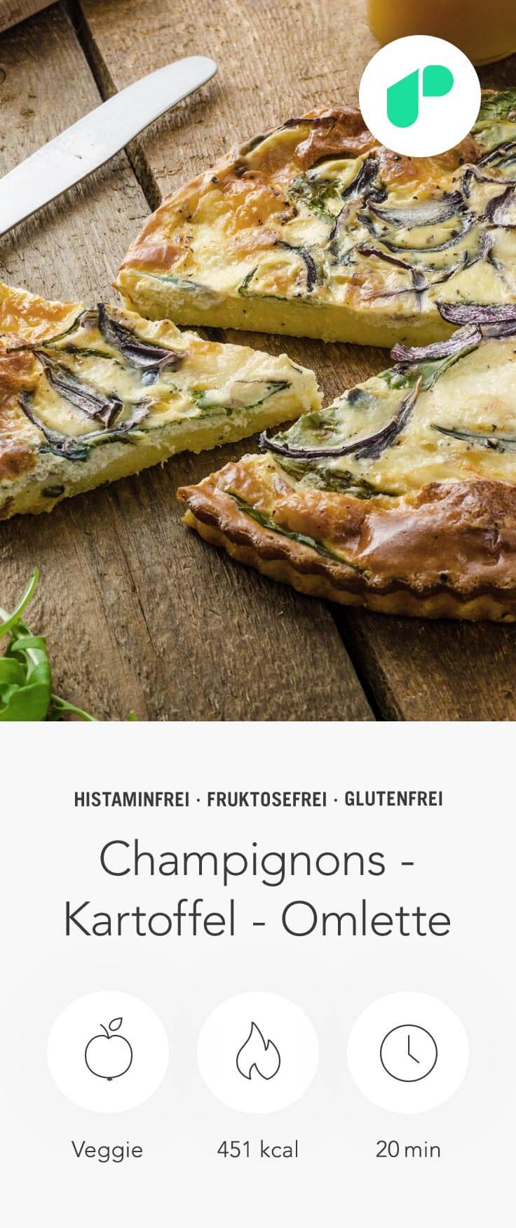 Champignons Kartoffel Omelette Champignons Kartoffel Omelette