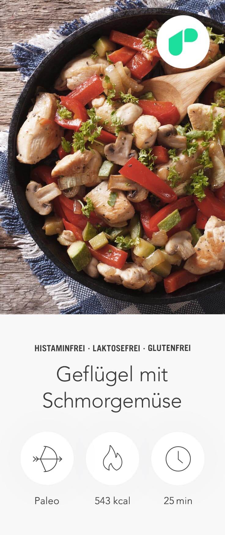 Geflügel mit Schmorgemüse