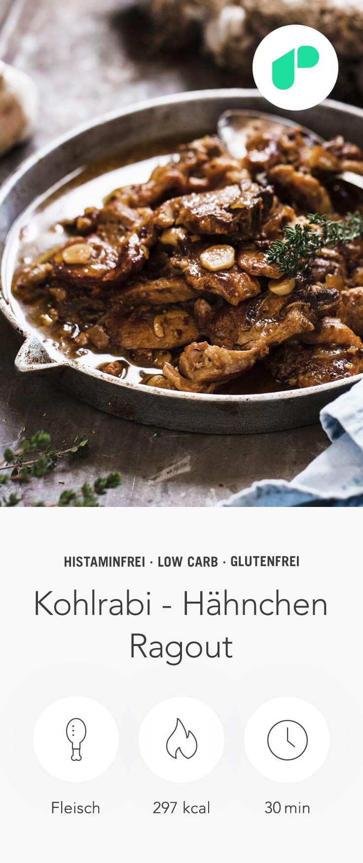 Kohlrabi Hähnchen Ragout