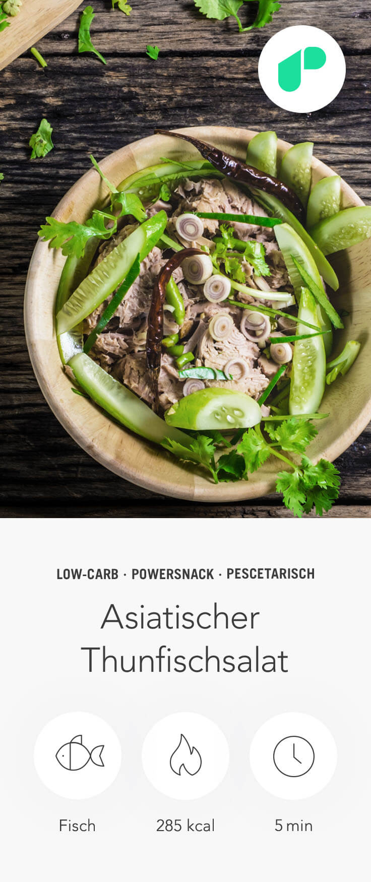Asiatischer Thunfischsalat