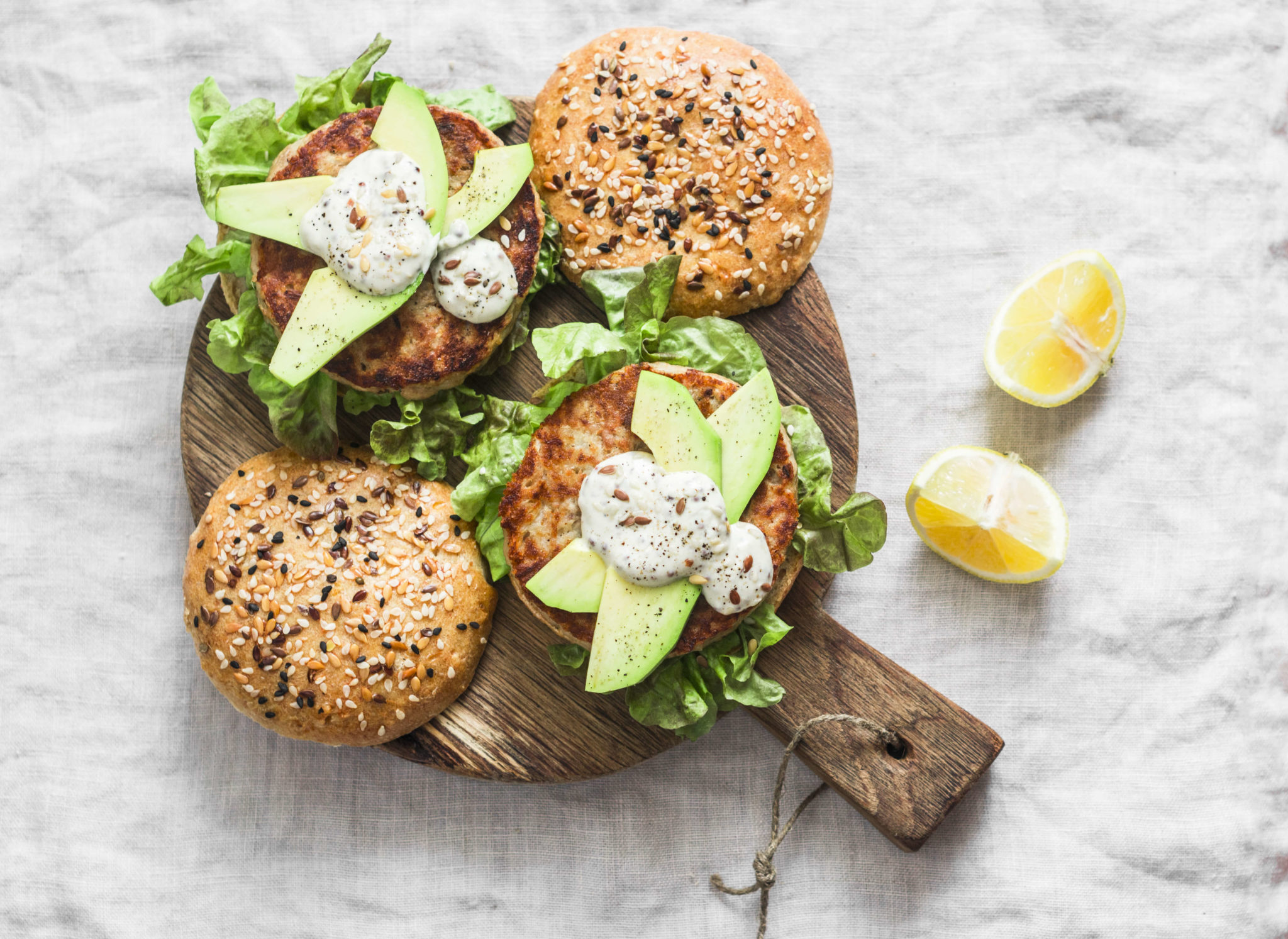 Upfit Blumenkohl-Kichererbsen-Burger