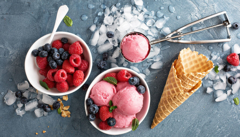Frozen Yoghurt mit Beeren Rezept – Upfit
