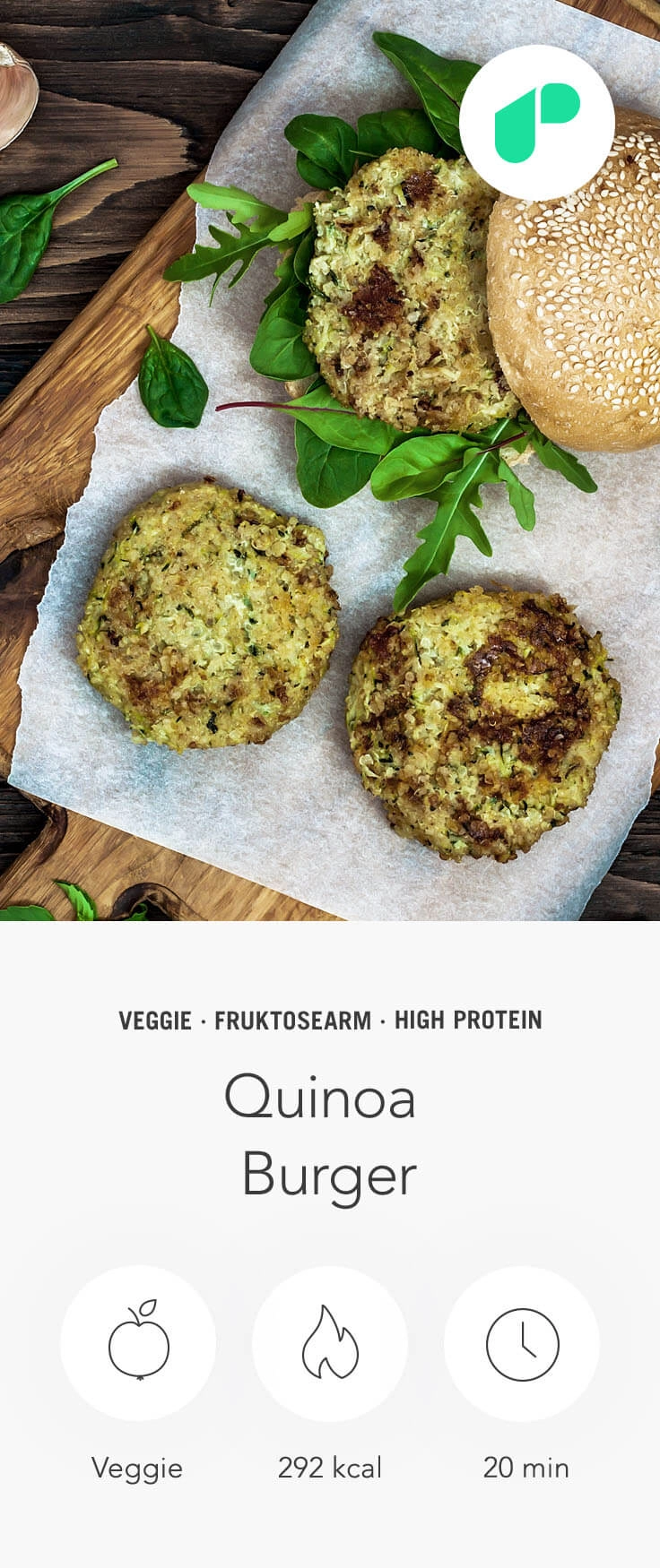 Upfit Quinoa-Burger Upfit Quinoa-Burger