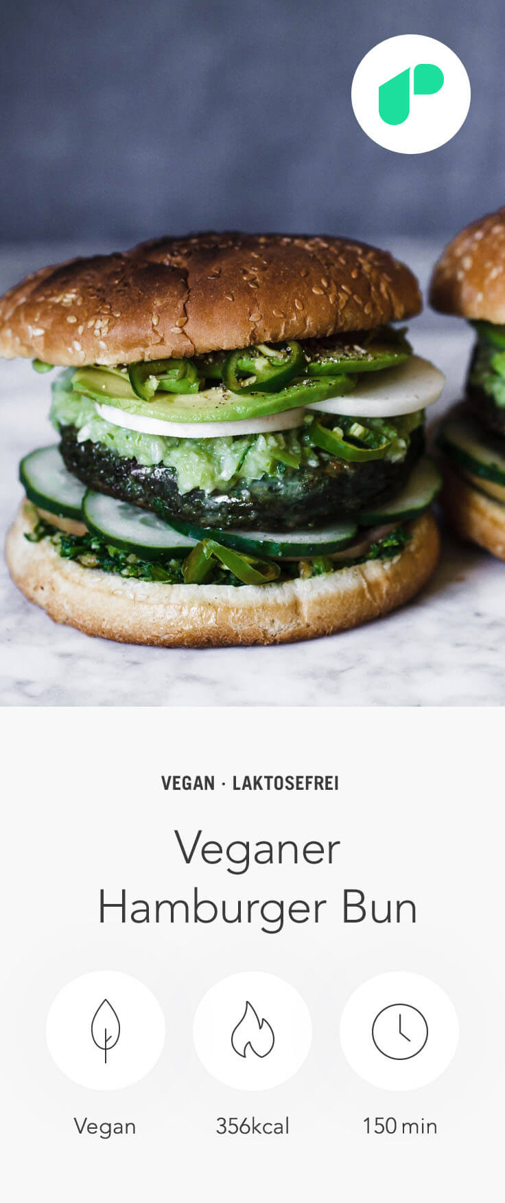 Veganes Hamburger Brötchen Veganes Hamburger Brötchen