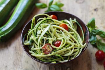low carb recipe for loosing weight – Courgette Pasta