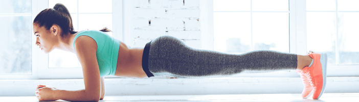 Sixpack Plank Training Bauch Übung