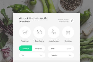 Upfit Nährstoffrechner