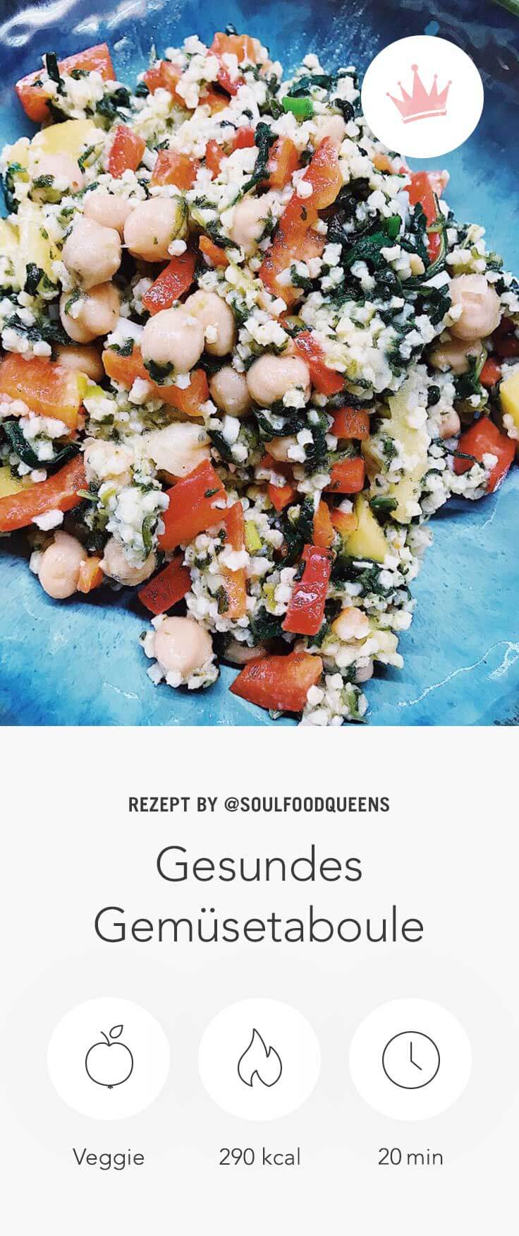 gesundes Gemüsetaboule gesundes Gemüsetaboule