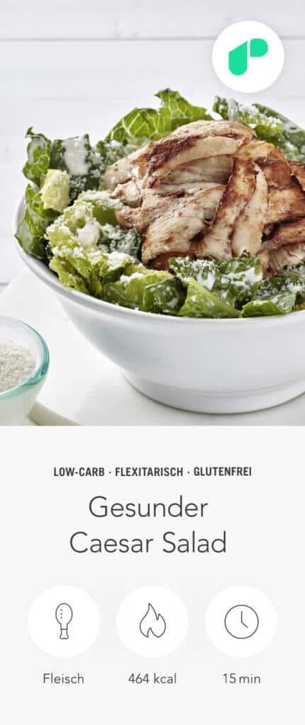 Gesunder Caesar-Salad - Rezept