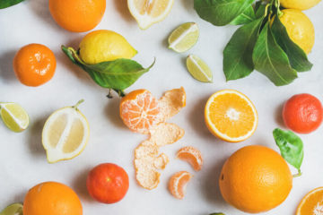 citrus fruits with a lot of vitamin c