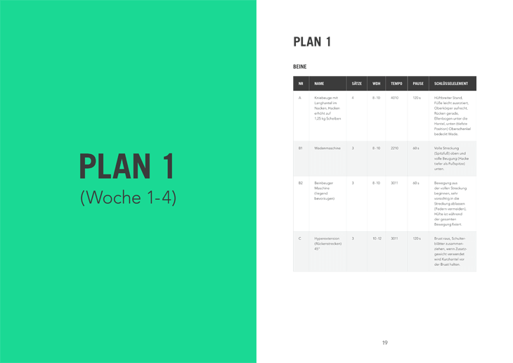 Upfit Muskalufbau Trainingsplan 6 Monate