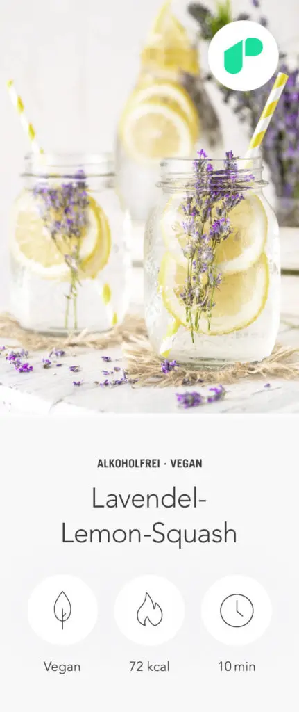 Lavendel-Lemon-Squash - Rezept