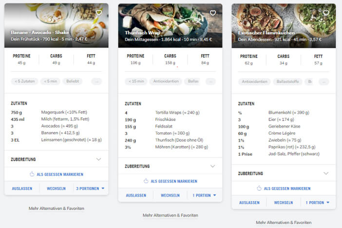 beipspieltag upfit Mann Abnehmen Ernährung