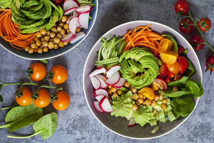 Gesunde vegane Ernährung zum abnehmen