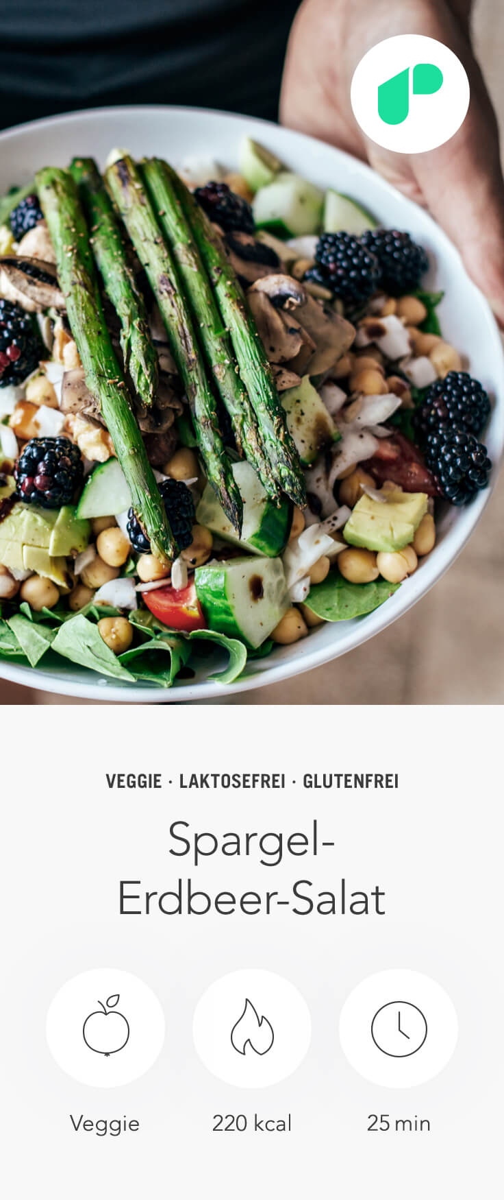 Spargel Erdbeer Salat