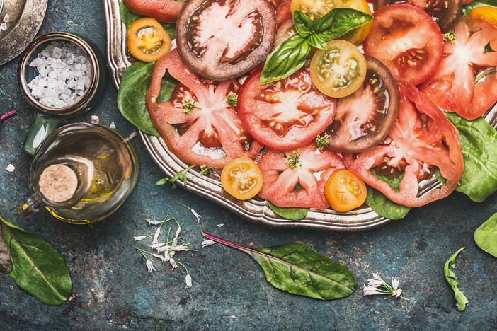 Spargel Tomaten Salat Spargel Tomaten Salat