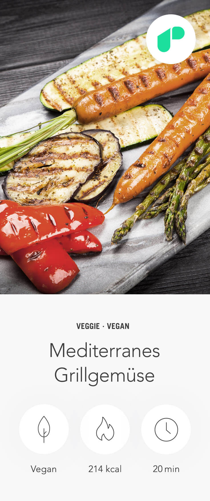 mediterranes Grillgemüse