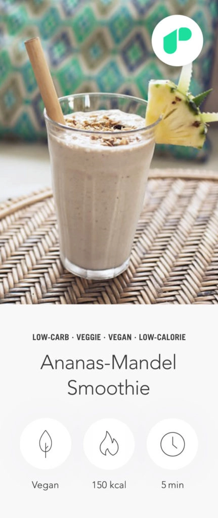 Ananas Mandel Smoothie