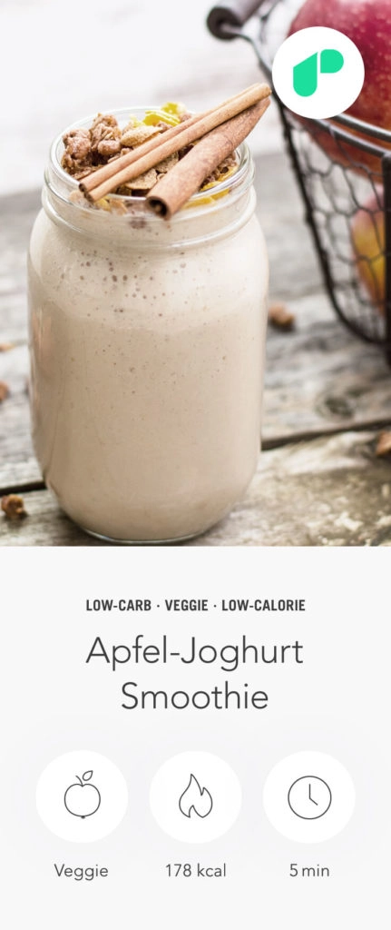 Apfel Joghurt Smoothie
