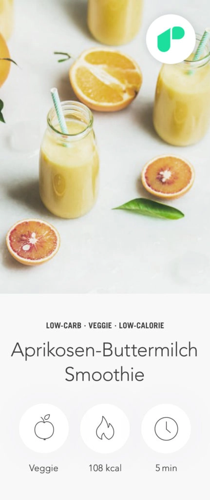 Aprikosen Buttermilch Smoothie