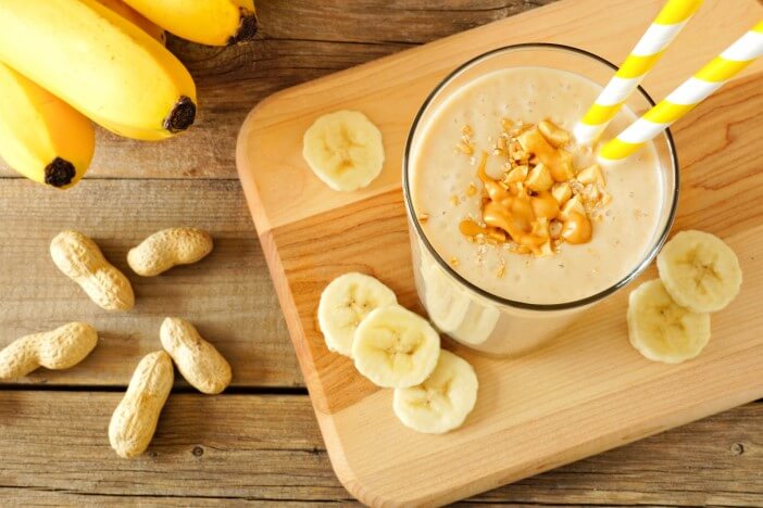 Erdnussbutter Smoothie Erdnussbutter Smoothie