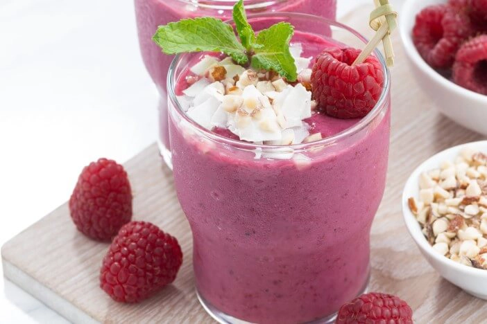 Himbeer Protein Smoothie