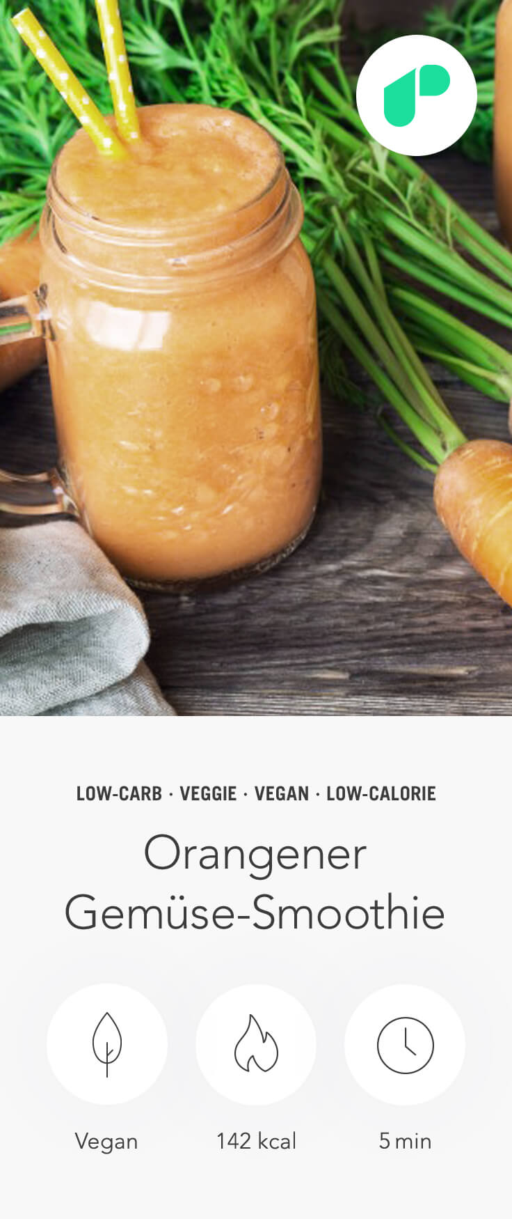 Orangener Gemüse-Smoothie – Upfit Orangener Gemüse-Smoothie – Upfit