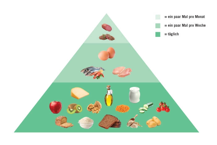 Cholesterin Lebensmittelpyramide