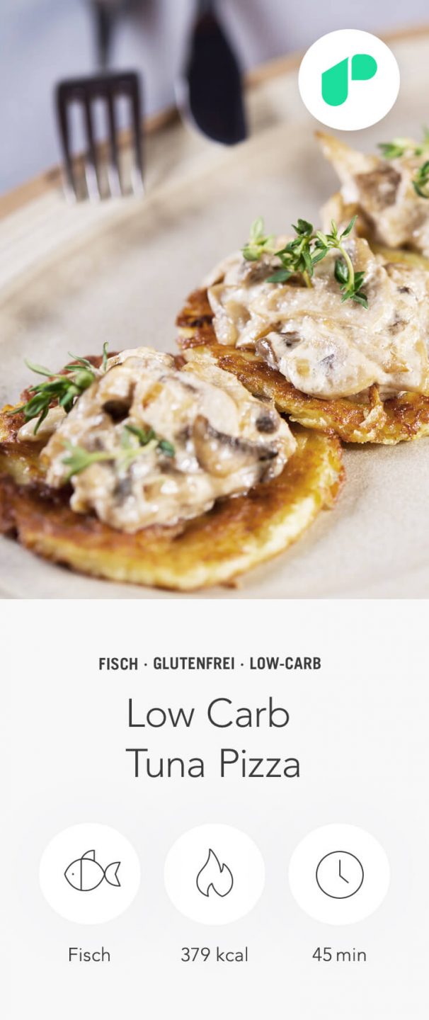 Low-Carb Tuna Pizza Low-Carb Tuna Pizza