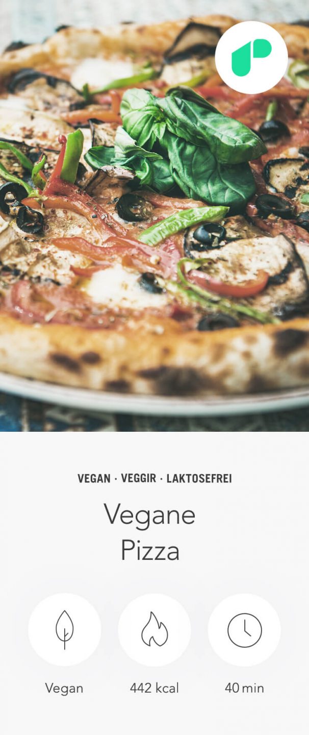 Vegane Pizza