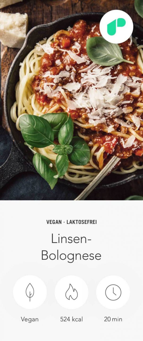 Vegane Linsenbolognese